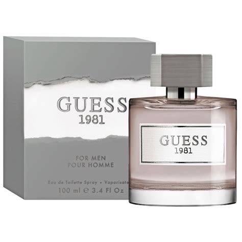 guess 1981 men pour homme eau de toilette